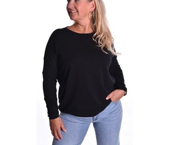 Top Diana  - Zwart