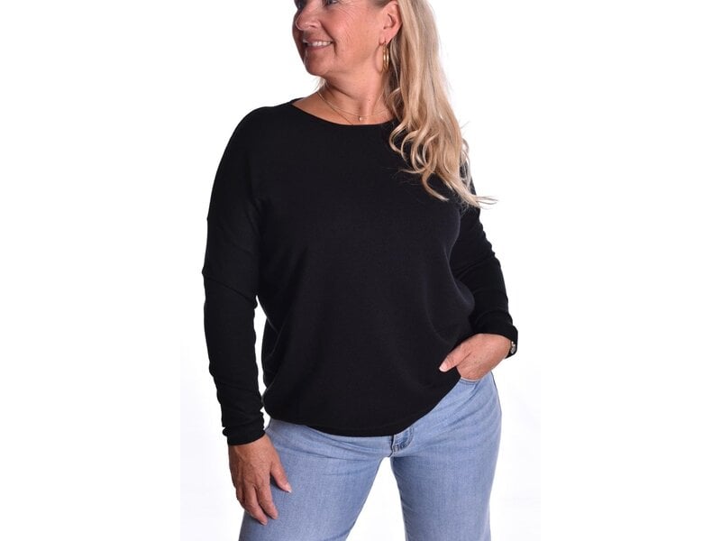 Top Diana  - Zwart