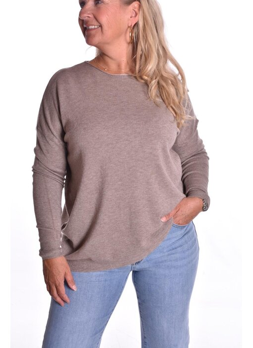 Top Diana  - Taupe