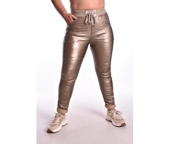 Coating Broek Beau - Goud