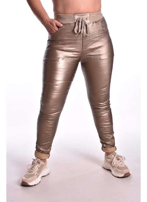 Coating Broek Beau - Goud