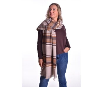 Sjaal Ruit - Beige