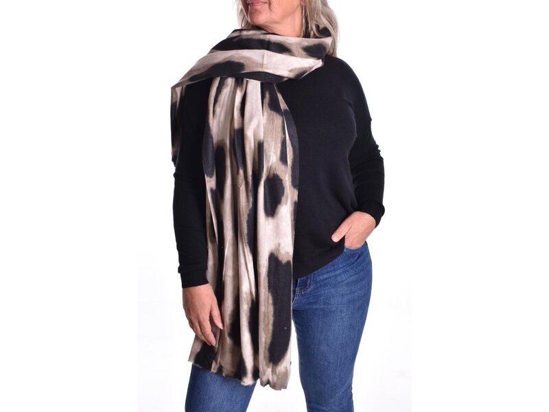 Sjaal Panter - Taupe