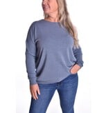 Top Diana  - Jeansblauw