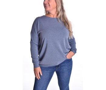 Top Diana  - Jeansblauw