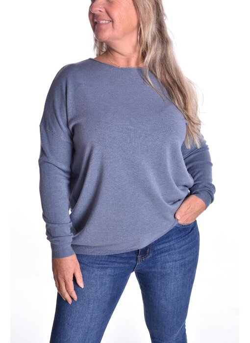 Top Diana  - Jeansblauw