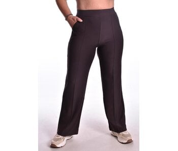 Broek Classy Comfy Straight (HY391) - Choco