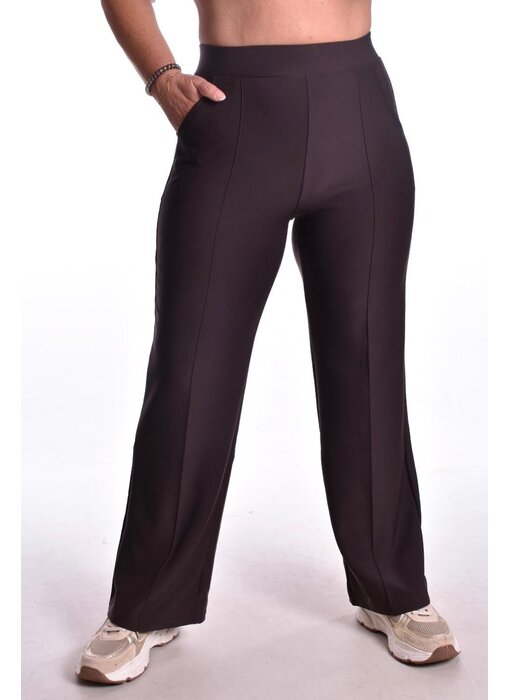 Broek Classy Comfy Straight (HY391) - Choco