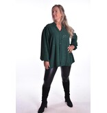 Top V-hals Glitter - Groen