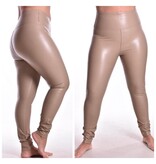 Norfy Leatherlook Legging - Taupe Norfy Leatherlook Legging - Taupe