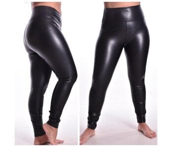Norfy Leatherlook Legging - Zwart