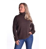 Trui Ribbelknoop - Choco Trui Ribbelknoop - Choco
