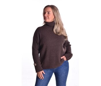 Trui Ribbelknoop - Choco