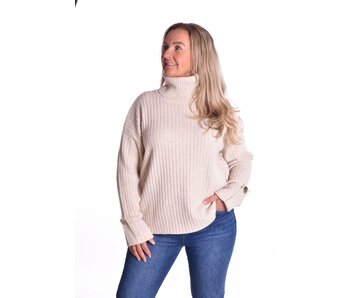 Trui Ribbelknoop - Beige
