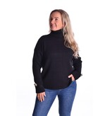 Trui Ribbelknoop - Zwart