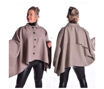Poncho Elle - Taupe