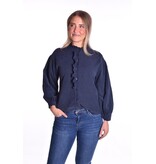 Blouse Filou - Donkerblauw Blouse Filou - Donkerblauw