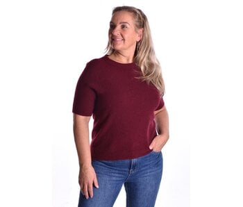 Gebreide Top Anna - Bordeaux
