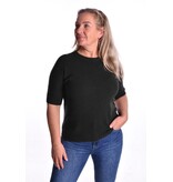 Gebreide Top Anna - zwart Gebreide Top Anna - zwart