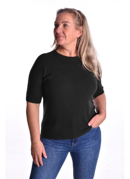 Gebreide Top Anna - Zwart