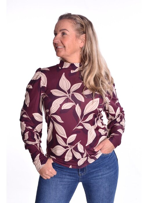 Top Lilly - bordeaux