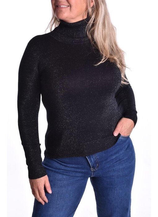 Glitter Kol  - Zwart