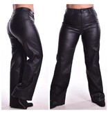 Goodies Leather Look Wide Leg Black (DJ2730-2731)