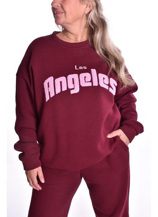 Sweater Lazy Days - Bordeaux