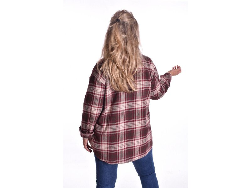 Overhemd Barn - Bordeaux