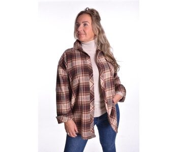 Overhemd Barn - Choco