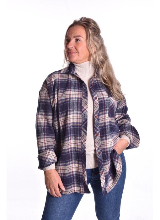 Overhemd Barn - Donkerblauw