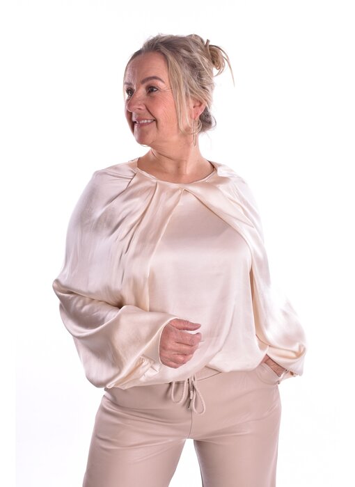 Top Satin Love - Créme