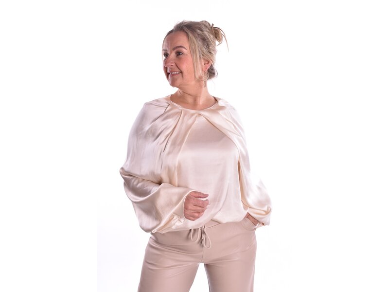 Top Satin Love - Créme