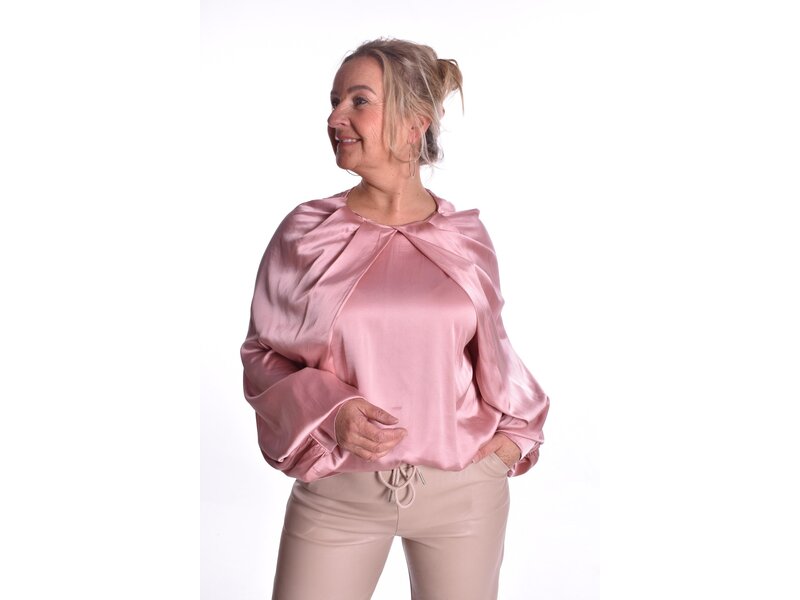 Top Satin Love - Licht Roze