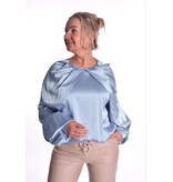 Top Satin Love - Licht Blauw
