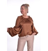 Top Satin Love - Tabacco