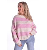 Trui Mollie - Beige/Roze