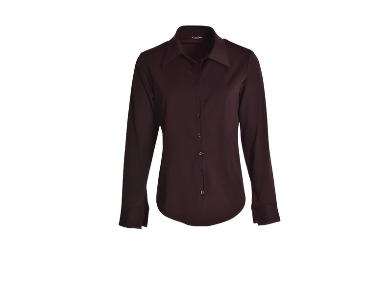 Travel Blouse La Luxe - Choco