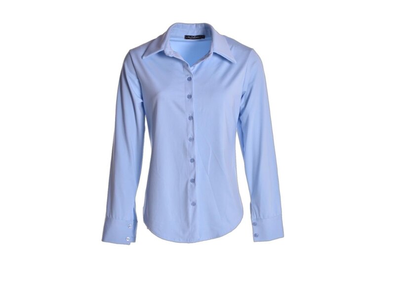 Travel Blouse La Luxe  - Licht blauw