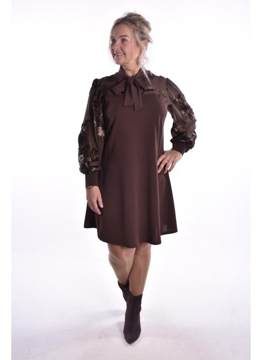 Jurk Aimée - Choco