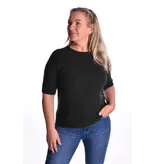 Gebreide Top Anna - Zwart