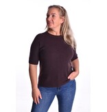 Gebreide Top Anna - Choco