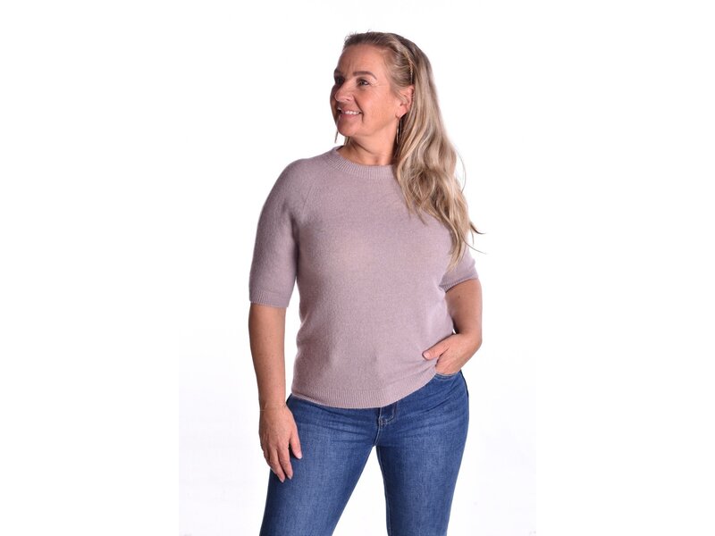 Gebreide Top Anna - Taupe