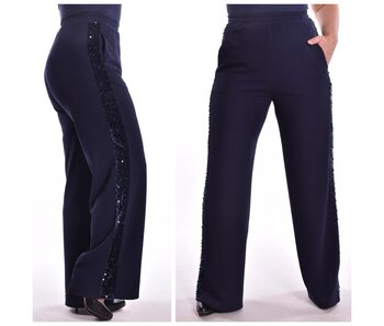 Broek Noëlle - Donkerblauw