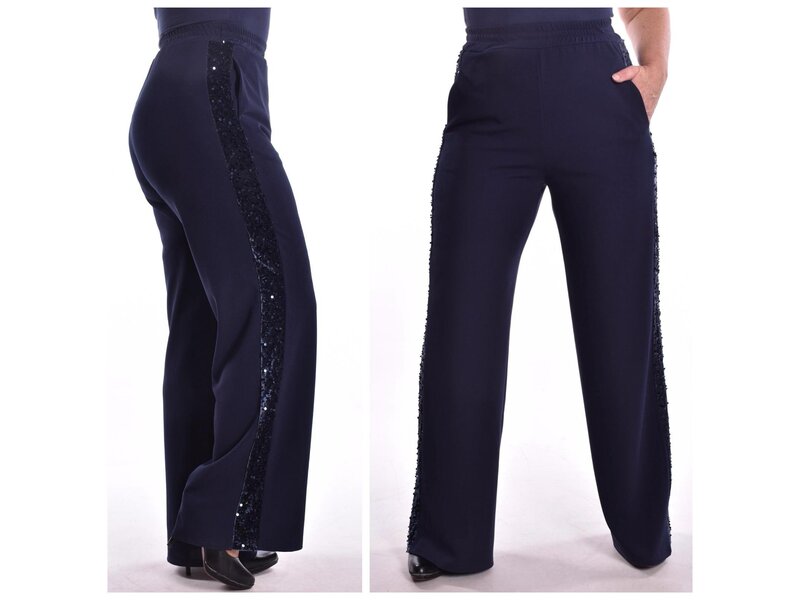 Broek Noëlle - Donkerblauw