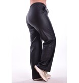 Leatherlook Broek Amy - Zwart