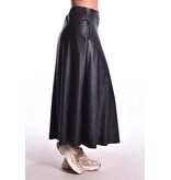 Leatherlook Rok - Zwart