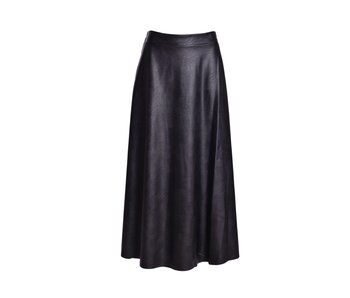 Leatherlook Rok - Zwart