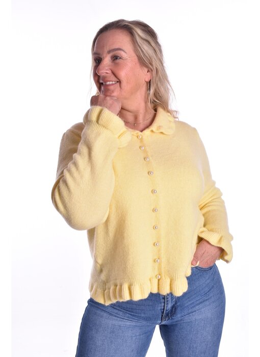 Vest She's a Lady - Zacht Geel