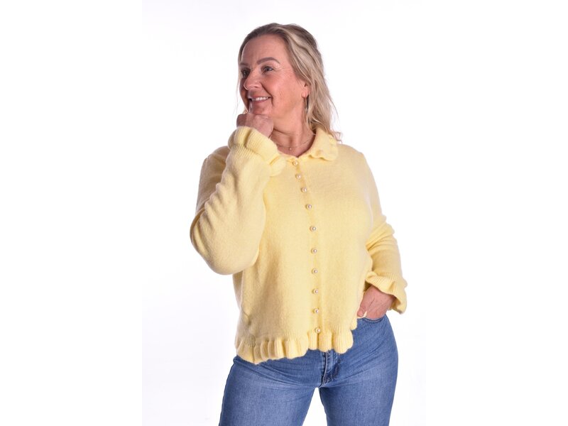 Vest She's a Lady - Zacht Geel